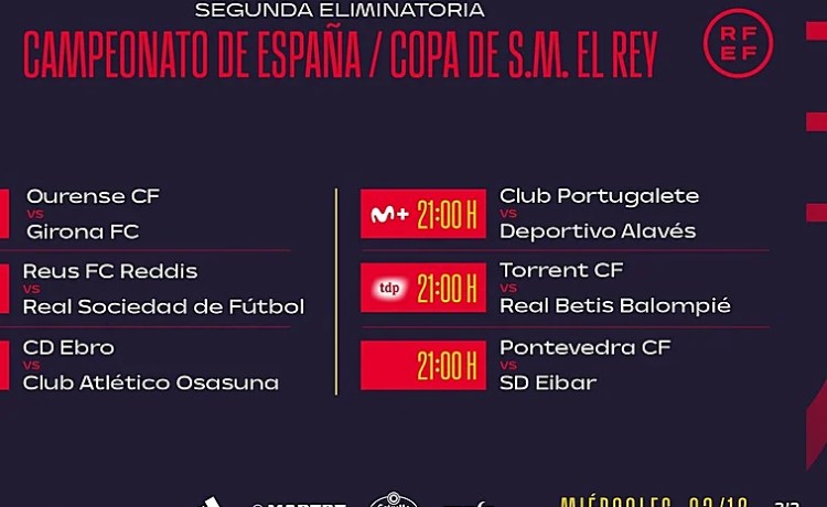 El Betis ya conoce el horario del partido de Copa del Rey contra el Torrent El Betis ya conoce el horario del partido de Copa del Rey contra el Torrent