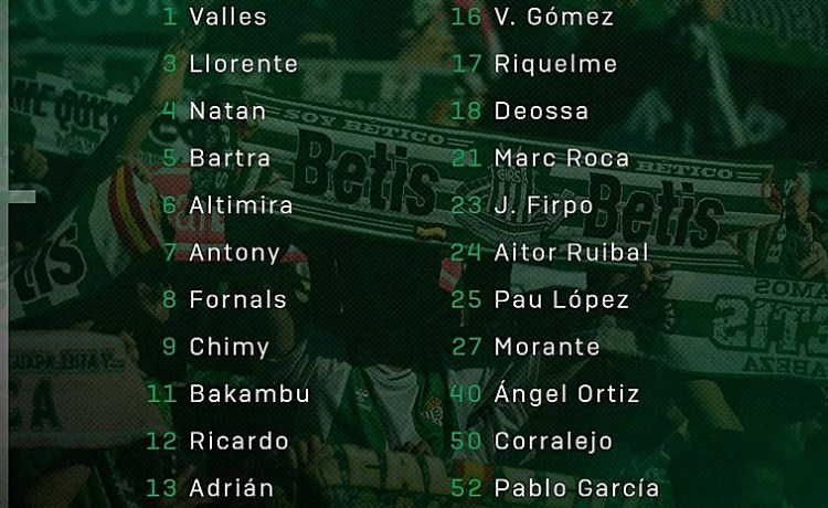 Morante y Corralejo, en la convocatoria del Betis para el partido ante el Torrent Morante y Corralejo, en la convocatoria del Betis para el partido ante el Torrent