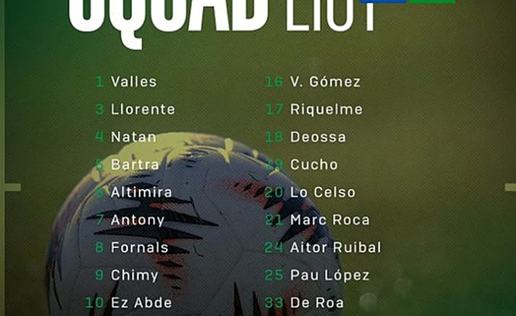 El juvenil De Roa, novedad en la lista de convocados para el duelo del Betis ante el Dinamo Zagreb El juvenil De Roa, novedad en la lista de convocados para el duelo del Betis ante el Dinamo Zagreb