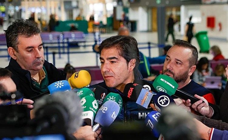 Haro y la obra del Villamarín: «Los tres años son prácticamente ya impepinables» Haro y la obra del Villamarín: «Los tres años son prácticamente ya impepinables»