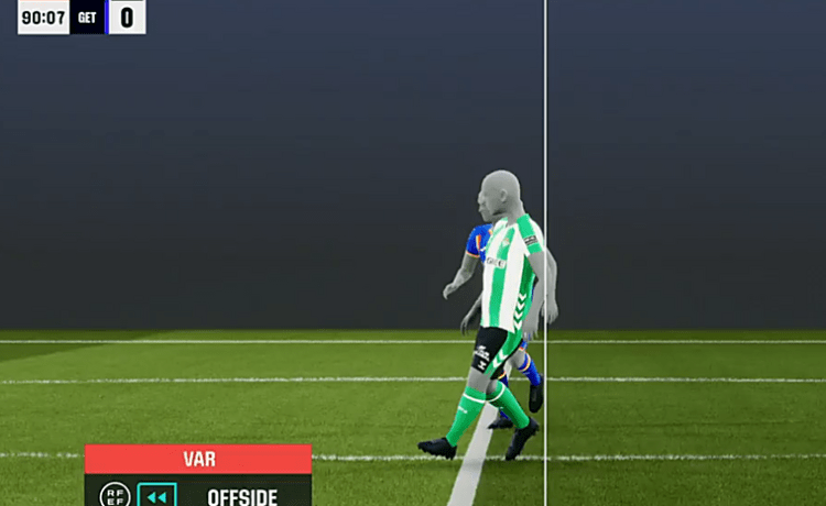 El inverosímil fuera de juego del Cucho que anuló el segundo tanto de Fornals ante el Getafe El inverosímil fuera de juego del Cucho que anuló el segundo tanto de Fornals ante el Getafe