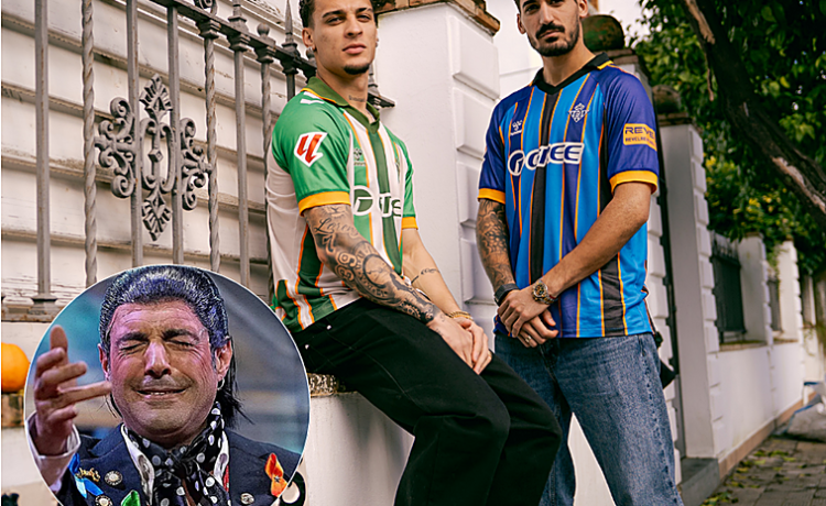El Bizcocho se cuela en la presentación de las nuevas camisetas del Betis El Bizcocho se cuela en la presentación de las nuevas camisetas del Betis