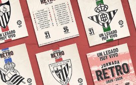 El Betis vestirá una camiseta retro en la jornada 31ª por una iniciativa de LaLiga El Betis vestirá una camiseta retro en la jornada 31ª por una iniciativa de LaLiga