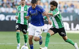 Thiago y la polémica entrada de Amrabat: «El árbitro me dijo que la pelota ya estaba fuera; si hubiera estado dentro, era penal» Thiago y la polémica entrada de Amrabat: «El árbitro me dijo que la pelota ya estaba fuera; si hubiera estado dentro, era penal»