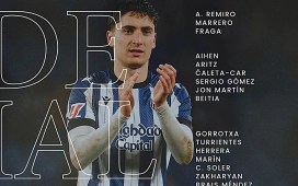 Guedes y Zubeldia, bajas en la convocatoria de la Real Sociedad para jugar ante el Betis Guedes y Zubeldia, bajas en la convocatoria de la Real Sociedad para jugar ante el Betis