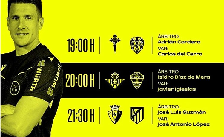 Díaz de Mera, árbitro del Betis – Elche Díaz de Mera, árbitro del Betis – Elche