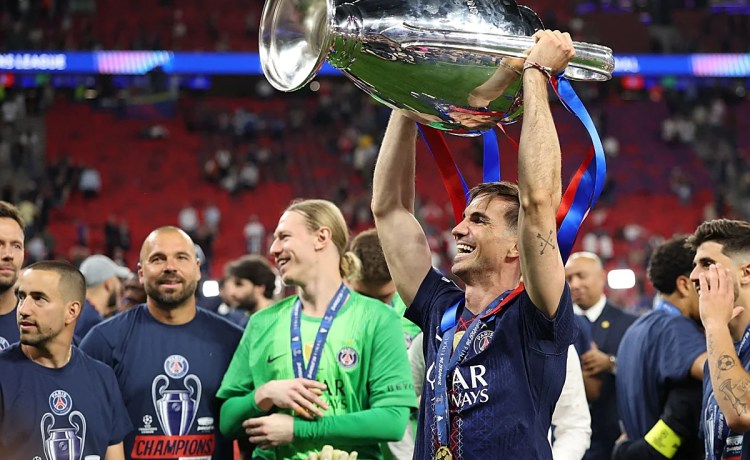 El Betis felicita a Fabián por el segundo título de Champions con el PSG El Betis felicita a Fabián por el segundo título de Champions con el PSG