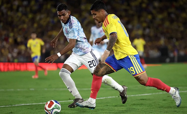 Cucho Hernández fue titular en su regreso a la selección de Colombia Cucho Hernández fue titular en su regreso a la selección de Colombia