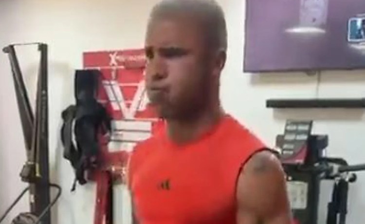 Pablo García se machaca en el gimnasio mientras aguarda noticias sobre su futuro Pablo García se machaca en el gimnasio mientras aguarda noticias sobre su futuro