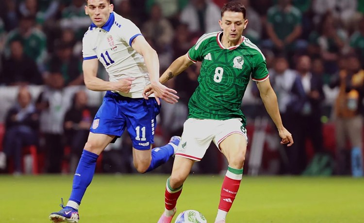 Fidalgo sigue con su puesta a punto de cara al Mundial y juega una hora en el México – Serbia Fidalgo sigue con su puesta a punto de cara al Mundial y juega una hora en el México – Serbia