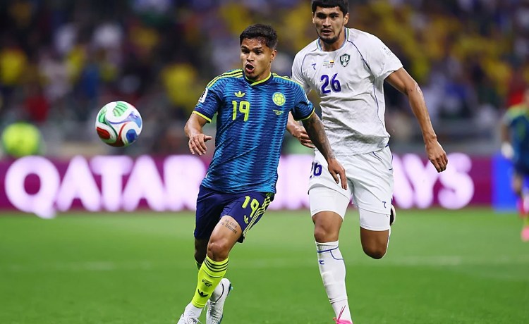Cucho Hernández jugó el tramo final, luchó como nadie y dio una asistencia de gol en el Colombia – Uzbekistán del Mundial Cucho Hernández jugó el tramo final, luchó como nadie y dio una asistencia de gol en el Colombia – Uzbekistán del Mundial