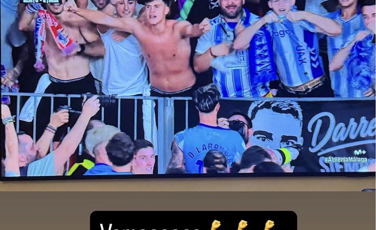 Isco felicita al Málaga y a Larrubia por el ascenso a Primera Isco felicita al Málaga y a Larrubia por el ascenso a Primera