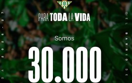 Éxito en la campaña de renovaciones: el Betis alcanza los 30.000 abonados Éxito en la campaña de renovaciones: el Betis alcanza los 30.000 abonados