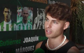 Ortiz: «Estoy feliz por poder jugar la máxima competición europea con el Betis, el equipo de mi vida» Ortiz: «Estoy feliz por poder jugar la máxima competición europea con el Betis, el equipo de mi vida»
