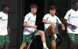 Fran García ya se entrena con el Betis en Alemania Fran García ya se entrena con el Betis en Alemania