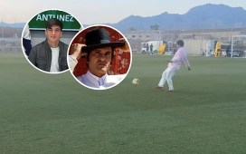 Morante de la Puebla demuestra sus dotes como futbolista con su hijo antes de proclamarse campeón de Europa: «Aquí empezó todo» Morante de la Puebla demuestra sus dotes como futbolista con su hijo antes de proclamarse campeón de Europa: «Aquí empezó todo»