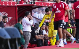 Diego Conde tuvo que ser sustituido tras encajar un golpe en su hombro Diego Conde tuvo que ser sustituido tras encajar un golpe en su hombro
