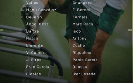 Lista de 22 jugadores sin Abde ni Lo Celso para el último amistoso ante el Inter Lista de 22 jugadores sin Abde ni Lo Celso para el último amistoso ante el Inter