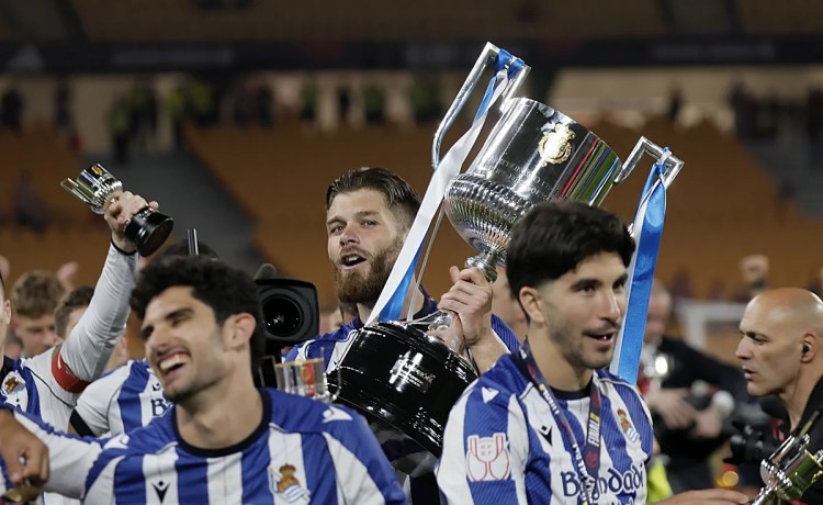 La Real Sociedad vuelve a La Cartuja, su estadio de plata en el último lustro La Real Sociedad vuelve a La Cartuja, su estadio de plata en el último lustro