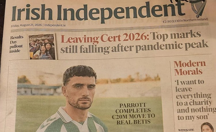 El fichaje de Troy Parrott causa sensación en Irlanda El fichaje de Troy Parrott causa sensación en Irlanda