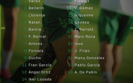 Parrott, novedad anunciada en la convocatoria del Betis para Mestalla Parrott, novedad anunciada en la convocatoria del Betis para Mestalla