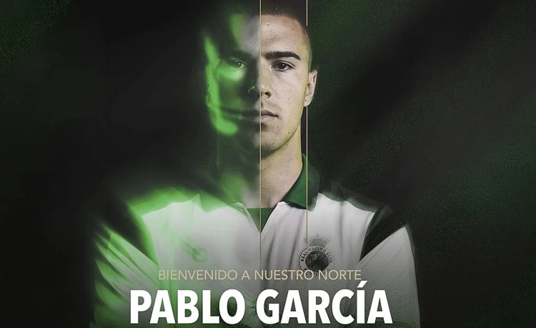 Oficial: Pablo García se marcha traspasado al Racing de Santander Oficial: Pablo García se marcha traspasado al Racing de Santander