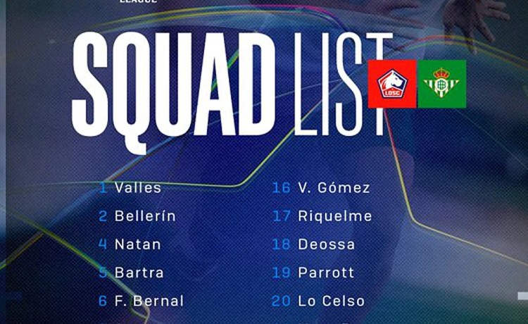 Dani Ceballos, Lo Celso y Diego Conde, las novedades de la lista Champions del Betis Dani Ceballos, Lo Celso y Diego Conde, las novedades de la lista Champions del Betis