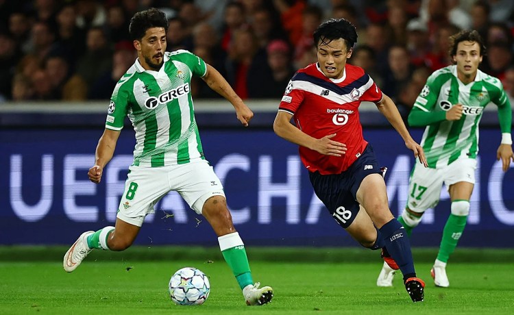Siete jugadores del Betis debutaron en la Champions en el triunfo en Lille Siete jugadores del Betis debutaron en la Champions en el triunfo en Lille