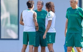 Pellegrini: «¿El mejor arranque? El dato es increíble, pero yo quiero tener el mejor final de la historia del Betis» Pellegrini: «¿El mejor arranque? El dato es increíble, pero yo quiero tener el mejor final de la historia del Betis»