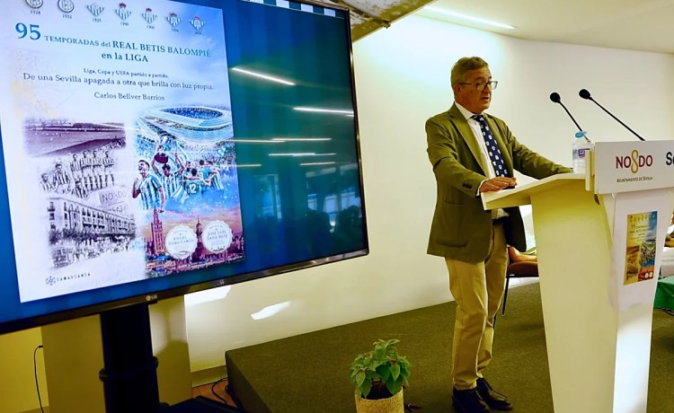 Presentado el libro «95 temporadas del Real Betis Balompié en la Liga» Presentado el libro «95 temporadas del Real Betis Balompié en la Liga»