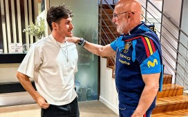 Fran García ya es uno más para De la Fuente Fran García ya es uno más para De la Fuente