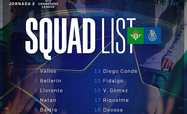 Antony entra en la convocatoria del Betis para el partido ante el Oporto Antony entra en la convocatoria del Betis para el partido ante el Oporto