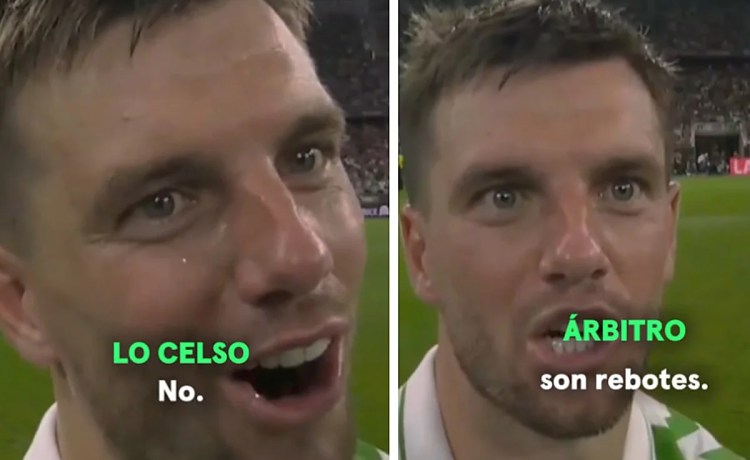 Las explicaciones de De Burgos a Lo Celso y su inquietante frase al VAR: «Cerro, chequéame la mano que es lo que me piden» Las explicaciones de De Burgos a Lo Celso y su inquietante frase al VAR: «Cerro, chequéame la mano que es lo que me piden»