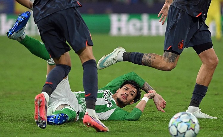 El enfado de Antony en el Betis – Feyenoord El enfado de Antony en el Betis – Feyenoord