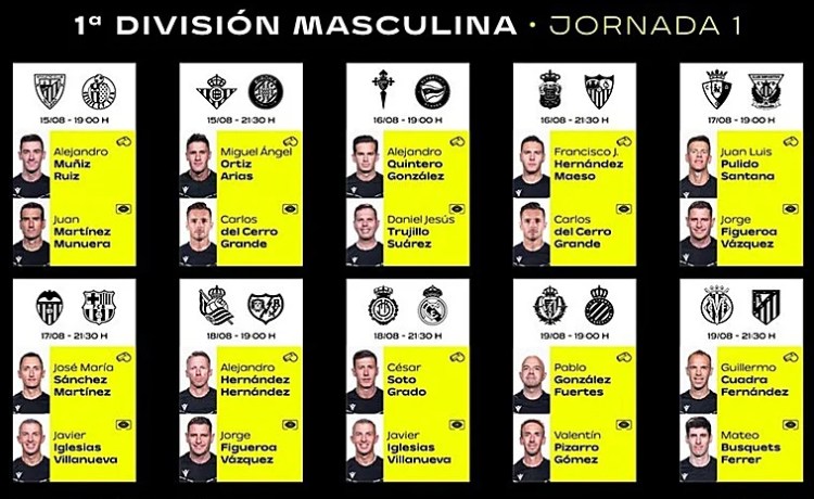 Ortiz Arias arbitrará el Betis-Girona y Del Cerro Grande estará en el VAR Ortiz Arias arbitrará el Betis-Girona y Del Cerro Grande estará en el VAR