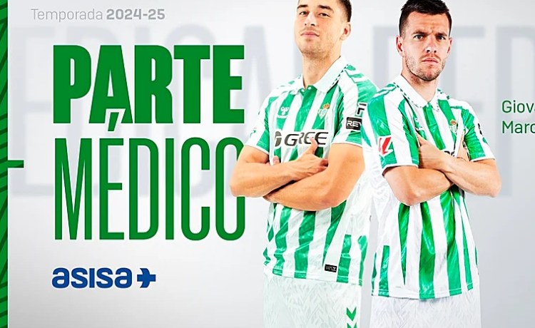 Ya hay partes médicos de Lo Celso y Marc Roca Ya hay partes médicos de Lo Celso y Marc Roca