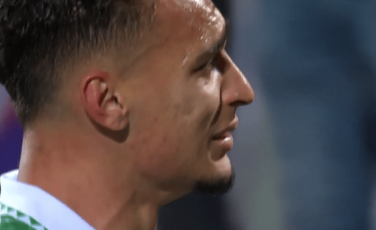 Antony, un mar de lágrimas tras la clasificación del Betis para la final: «Me siento muy feliz» Antony, un mar de lágrimas tras la clasificación del Betis para la final: «Me siento muy feliz»