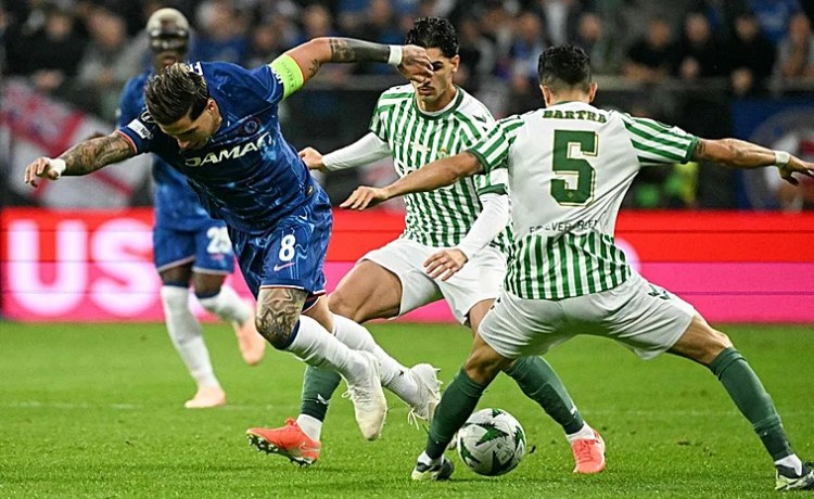 Final de la Conference entre Betis y Chelsea, en directo: minuto a minuto, goles y reacciones del partido hoy en vivo Final de la Conference entre Betis y Chelsea, en directo: minuto a minuto, goles y reacciones del partido hoy en vivo