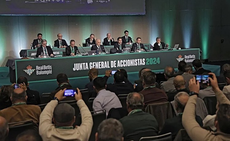 La junta de accionistas del Betis será el martes 16 de diciembre La junta de accionistas del Betis será el martes 16 de diciembre