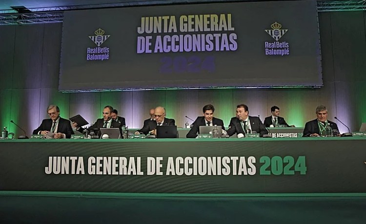 Los siete puntos del orden del día de la junta de accionistas del Betis Los siete puntos del orden del día de la junta de accionistas del Betis