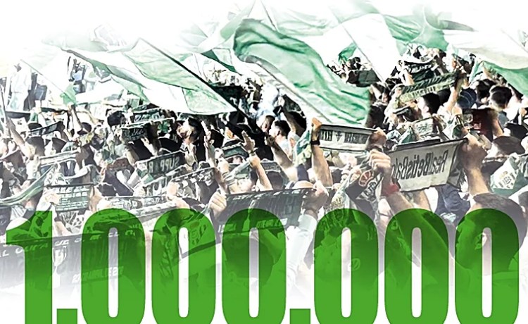 El Villamarín rozará la barrera del millón de espectadores en LaLiga El Villamarín rozará la barrera del millón de espectadores en LaLiga