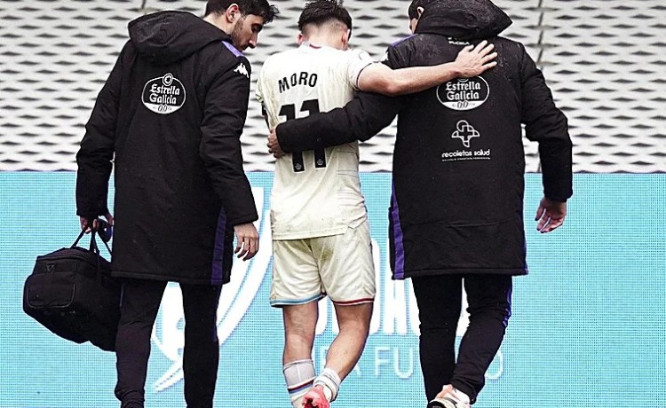 La lesión de Raúl Moro queda en un susto y no está descartado para el Valladolid – Betis La lesión de Raúl Moro queda en un susto y no está descartado para el Valladolid – Betis