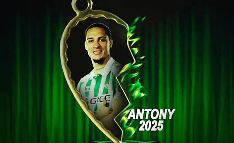 El Betis hace oficial el fichaje de Antony El Betis hace oficial el fichaje de Antony