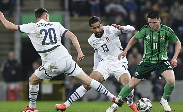 90 minutos para Ricardo Rodríguez en el empate de Suiza con Irlanda del Norte 90 minutos para Ricardo Rodríguez en el empate de Suiza con Irlanda del Norte
