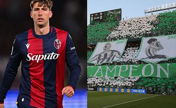 La reacción de Miranda al verse en el tifo de Gol Sur previo a la Fiorentina: «Orgullo» La reacción de Miranda al verse en el tifo de Gol Sur previo a la Fiorentina: «Orgullo»