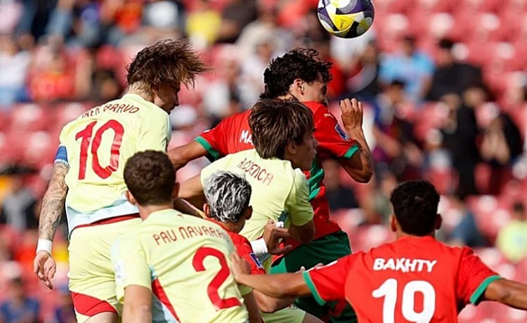 Media hora para Pablo García en la derrota de España sub 20 ante Marruecos Media hora para Pablo García en la derrota de España sub 20 ante Marruecos