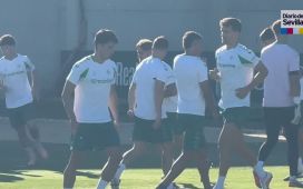 Pablo García, Iker Losada y Álvaro Fidalgo entrenan con el conjunto verdiblanco a final de mercado de fichajes Pablo García, Iker Losada y Álvaro Fidalgo entrenan con el conjunto verdiblanco a final de mercado de fichajes
