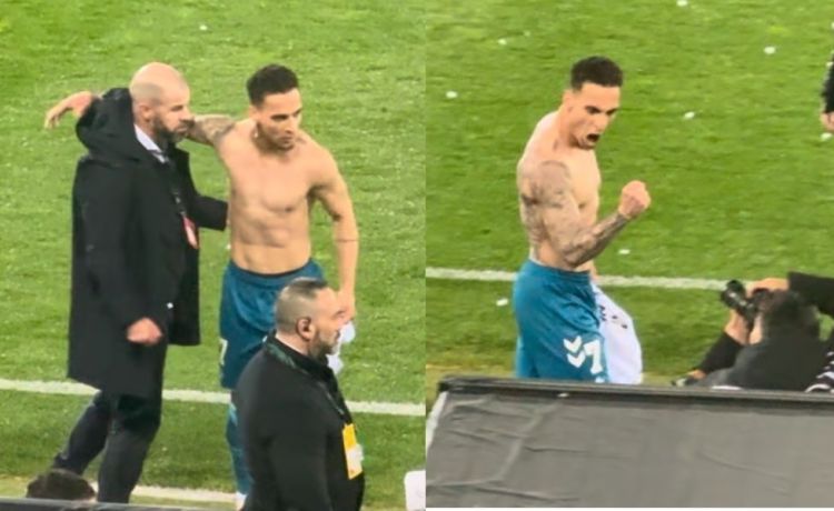 La rabia de Antony y Manu Fajardo en la celebración y una confesión sobre su futuro en el Betis La rabia de Antony y Manu Fajardo en la celebración y una confesión sobre su futuro en el Betis