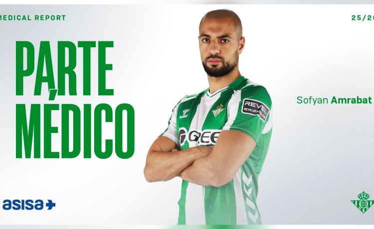 Amrabat, baja de última hora en el Betis: qué tiene y cuánto tiempo será ausencia Amrabat, baja de última hora en el Betis: qué tiene y cuánto tiempo será ausencia