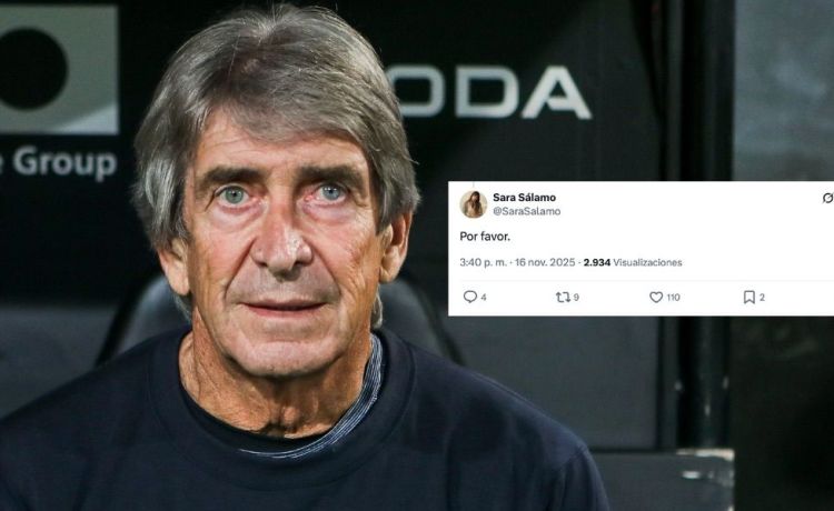 Sara Sálamo, esposa de Isco, pide la renovación de Pellegrini por el Betis: «Por favor» Sara Sálamo, esposa de Isco, pide la renovación de Pellegrini por el Betis: «Por favor»